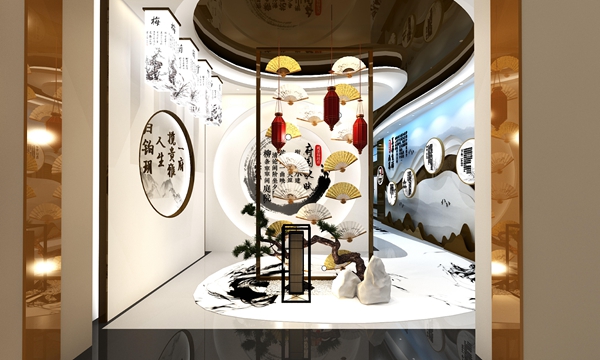 碧桂园闽清·铂玥府体验馆设计方案的展示设计图